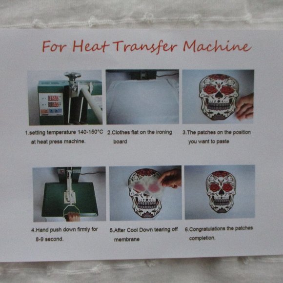 Set of 3 Boho iron on transfers / appliques - Picture 7 of 8